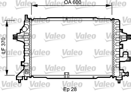 Valeo 735080 - Radiator, mühərrikin soyudulması furqanavto.az