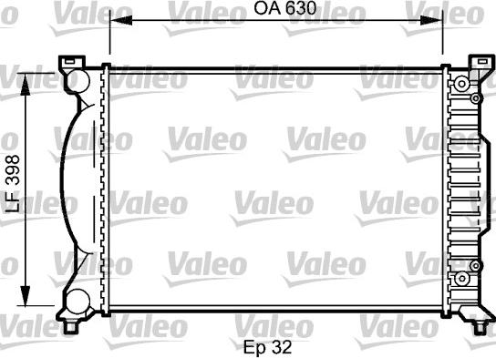 Valeo 735023 - Radiator, mühərrikin soyudulması furqanavto.az