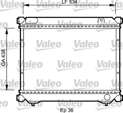 Valeo 735074 - Radiator, mühərrikin soyudulması furqanavto.az