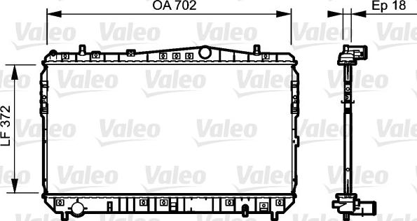 Valeo 735159 - Radiator, mühərrikin soyudulması www.furqanavto.az