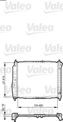 Valeo 735157 - Radiator, mühərrikin soyudulması furqanavto.az