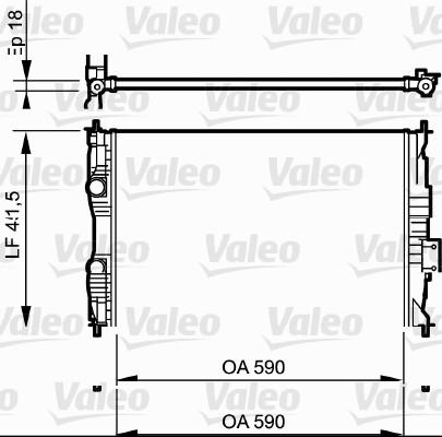 Valeo 735118 - Radiator, mühərrikin soyudulması furqanavto.az