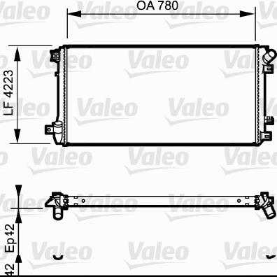 Valeo 735112 - Radiator, mühərrikin soyudulması furqanavto.az