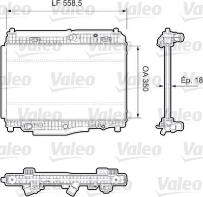 Valeo 735379 - Radiator, mühərrikin soyudulması furqanavto.az