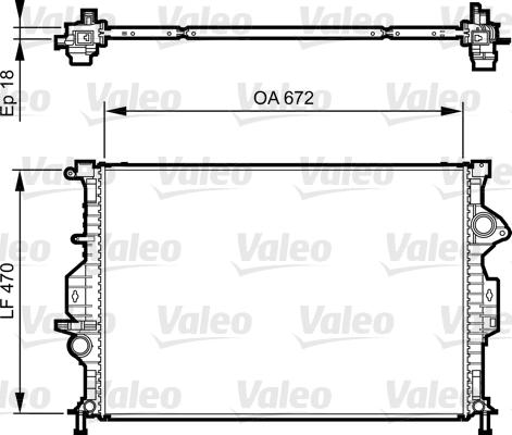 Valeo 735373 - Radiator, mühərrikin soyudulması furqanavto.az