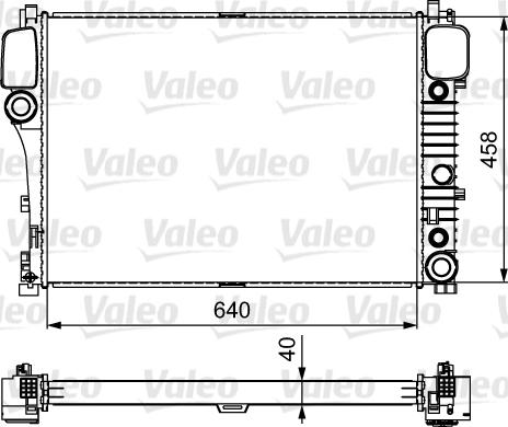 Valeo 735299 - Radiator, mühərrikin soyudulması furqanavto.az