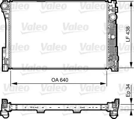 Valeo 735292 - Radiator, mühərrikin soyudulması furqanavto.az