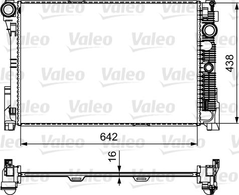 Valeo 735286 - Radiator, mühərrikin soyudulması furqanavto.az