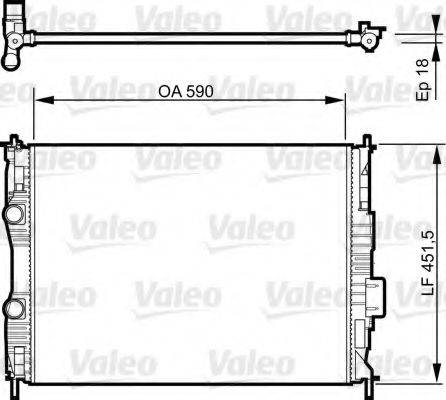 Valeo 735282 - Radiator, mühərrikin soyudulması furqanavto.az