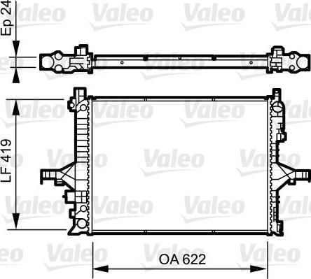 Valeo 735237 - Radiator, mühərrikin soyudulması furqanavto.az