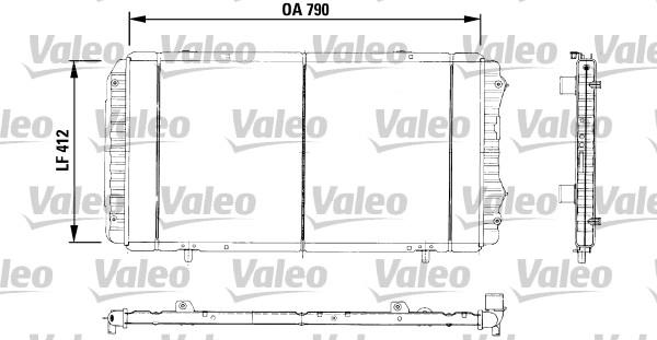 Valeo 730996 - Radiator, mühərrikin soyudulması furqanavto.az