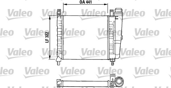 Valeo 730990 - Radiator, mühərrikin soyudulması furqanavto.az