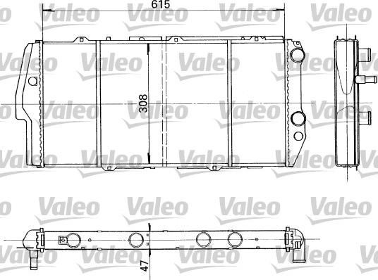 Valeo 730992 - Radiator, mühərrikin soyudulması furqanavto.az