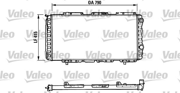 Valeo 730997 - Radiator, mühərrikin soyudulması furqanavto.az