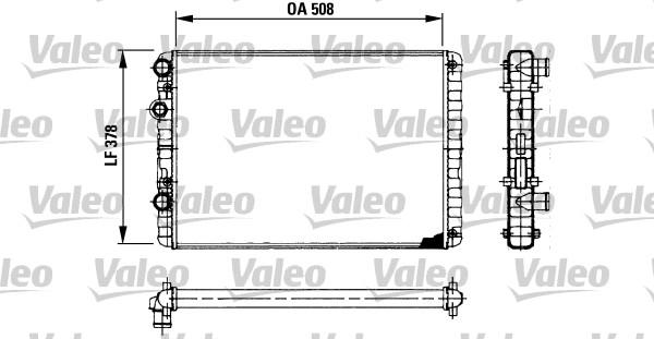 Valeo 730954 - Radiator, mühərrikin soyudulması furqanavto.az