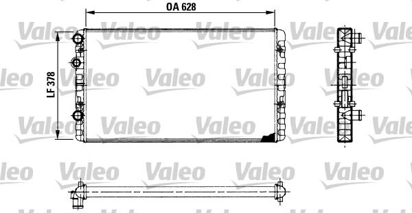 Valeo 730955 - Radiator, mühərrikin soyudulması furqanavto.az