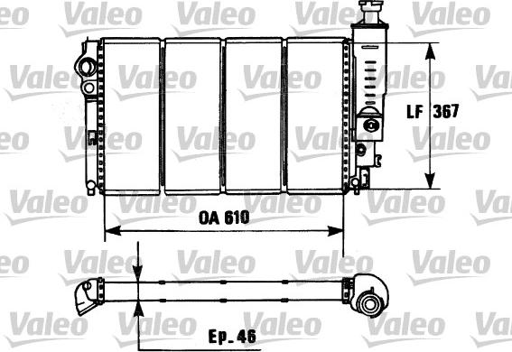 Valeo 730953 - Radiator, mühərrikin soyudulması furqanavto.az