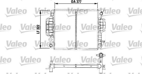 Valeo 730952 - Radiator, mühərrikin soyudulması furqanavto.az