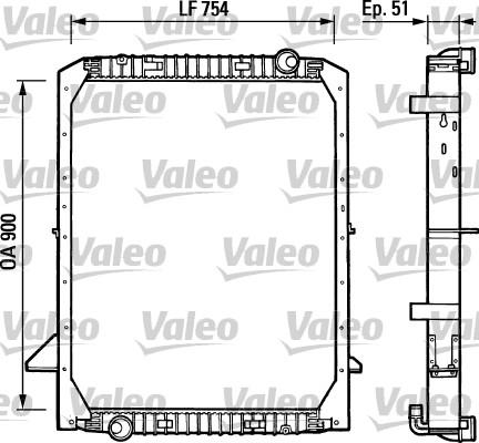 Valeo 730965 - Radiator, mühərrikin soyudulması furqanavto.az