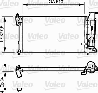 Valeo 730984 - Radiator, mühərrikin soyudulması furqanavto.az