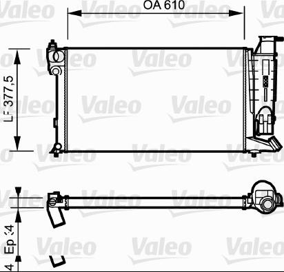 Valeo 730985 - Radiator, mühərrikin soyudulması furqanavto.az