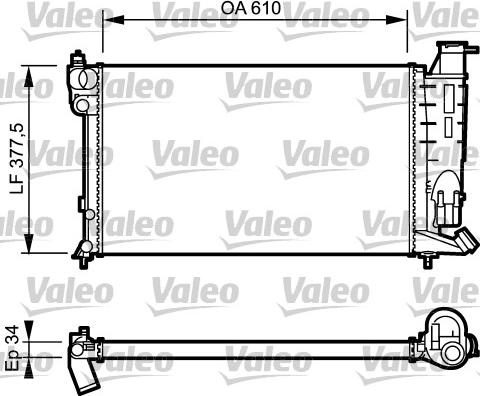 Valeo 730983 - Radiator, mühərrikin soyudulması furqanavto.az