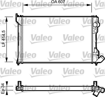 Valeo 730982 - Radiator, mühərrikin soyudulması furqanavto.az