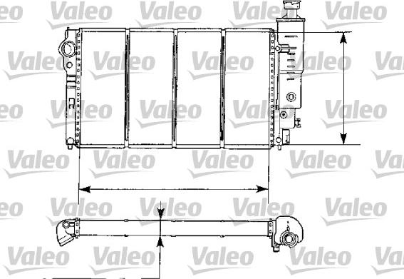 Valeo 730974 - Radiator, mühərrikin soyudulması furqanavto.az