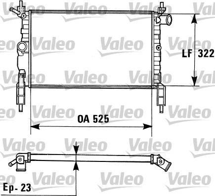 Valeo 730975 - Radiator, mühərrikin soyudulması furqanavto.az