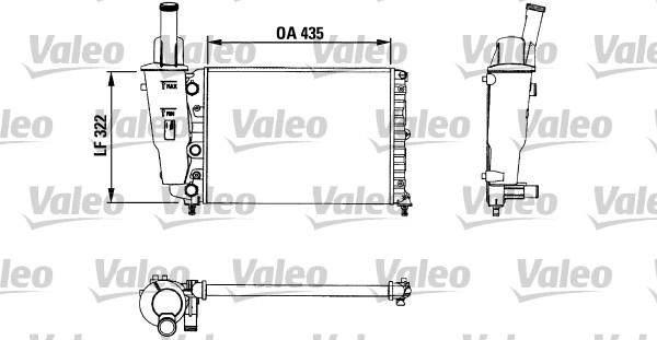 Valeo 730976 - Radiator, mühərrikin soyudulması furqanavto.az