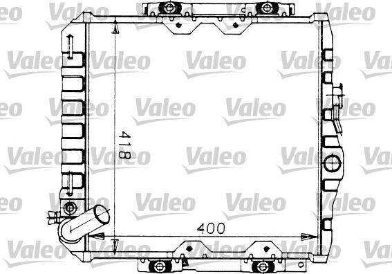 Valeo 730447 - Radiator, mühərrikin soyudulması furqanavto.az