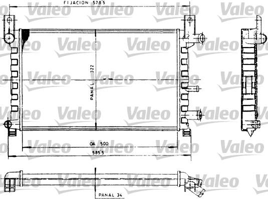 Valeo 730483 - Radiator, mühərrikin soyudulması furqanavto.az