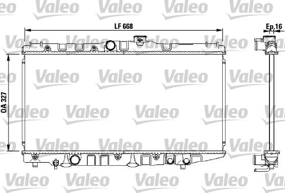 Valeo 730471 - Radiator, mühərrikin soyudulması furqanavto.az