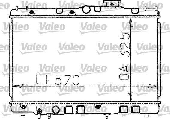 Valeo 730472 - Radiator, mühərrikin soyudulması furqanavto.az