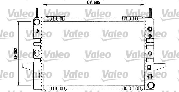Valeo 730594 - Radiator, mühərrikin soyudulması furqanavto.az