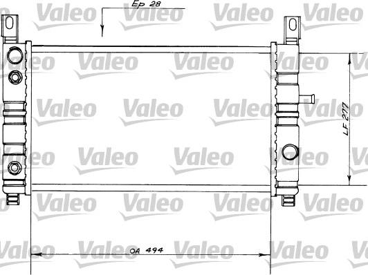 Valeo 730559 - Radiator, mühərrikin soyudulması furqanavto.az