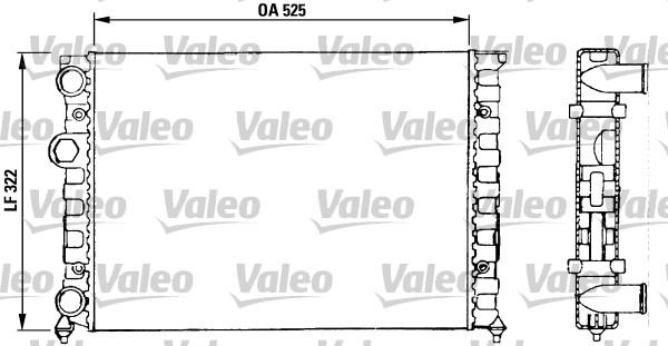 Valeo 730504 - Radiator, mühərrikin soyudulması furqanavto.az