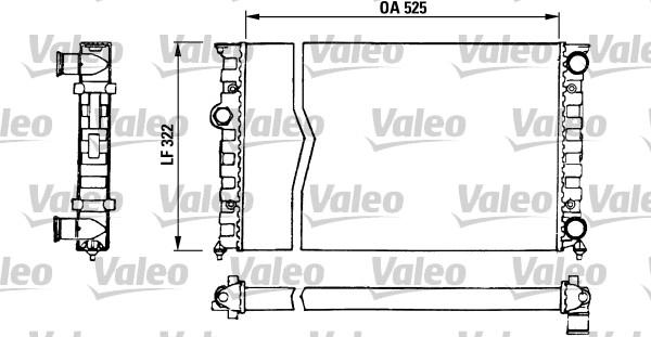 Valeo 730505 - Radiator, mühərrikin soyudulması furqanavto.az