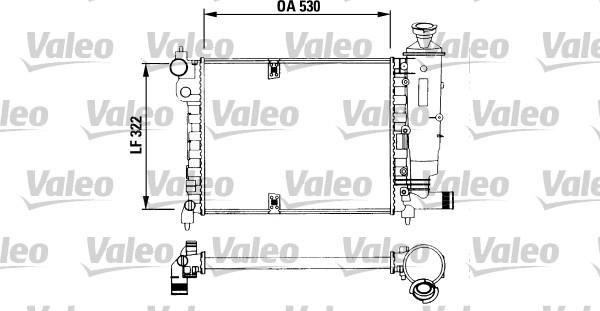 Valeo 730515 - Radiator, mühərrikin soyudulması furqanavto.az
