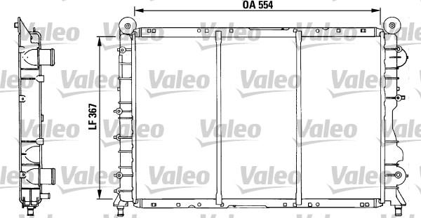 Valeo 730518 - Radiator, mühərrikin soyudulması furqanavto.az