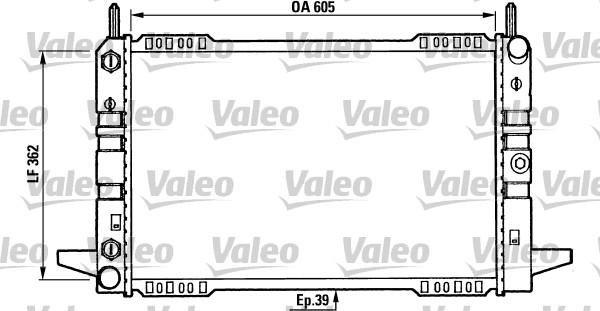 Valeo 730586 - Radiator, mühərrikin soyudulması furqanavto.az