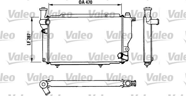 Valeo 730534 - Radiator, mühərrikin soyudulması furqanavto.az