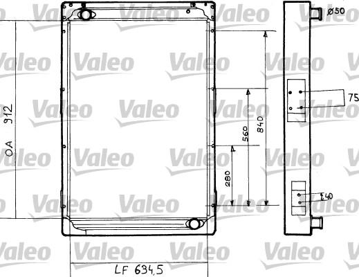 Valeo 730531 - Radiator, mühərrikin soyudulması furqanavto.az