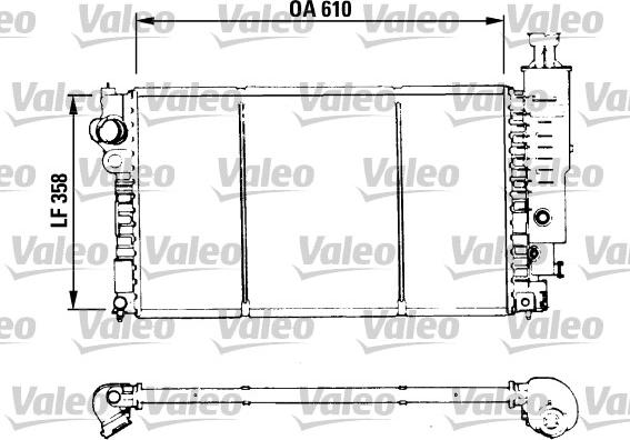 Valeo 730576 - Radiator, mühərrikin soyudulması furqanavto.az