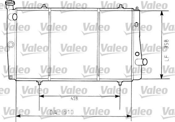 Valeo 730634 - Radiator, mühərrikin soyudulması furqanavto.az