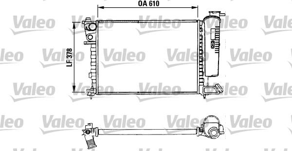 Valeo 730630 - Radiator, mühərrikin soyudulması furqanavto.az