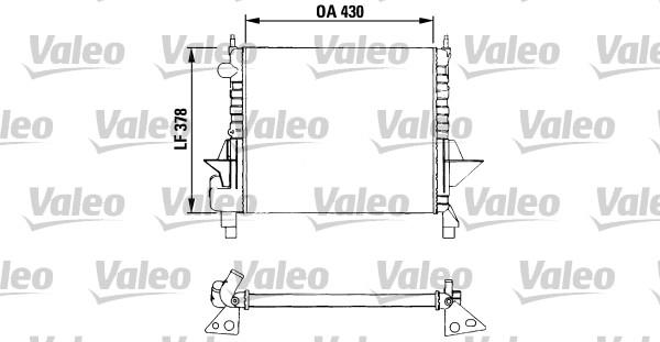 Valeo 730633 - Radiator, mühərrikin soyudulması furqanavto.az