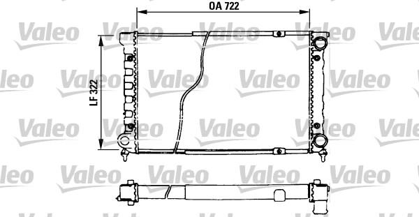 Valeo 730629 - Radiator, mühərrikin soyudulması furqanavto.az