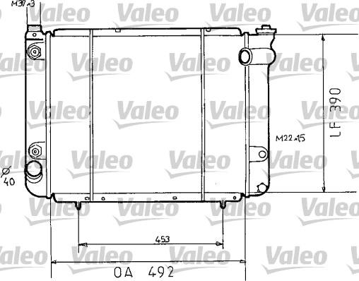 Valeo 730038 - Radiator, mühərrikin soyudulması furqanavto.az