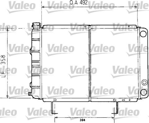 Valeo 730071 - Radiator, mühərrikin soyudulması furqanavto.az